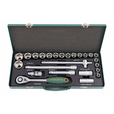 Bộ khẩu và tay vặn 1/2" , 25 chi tiết Hãng JONNESWAY Model S04H4125S