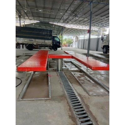 Cầu nâng 1 trụ Ấn Độ chữ H Lắp Chìm